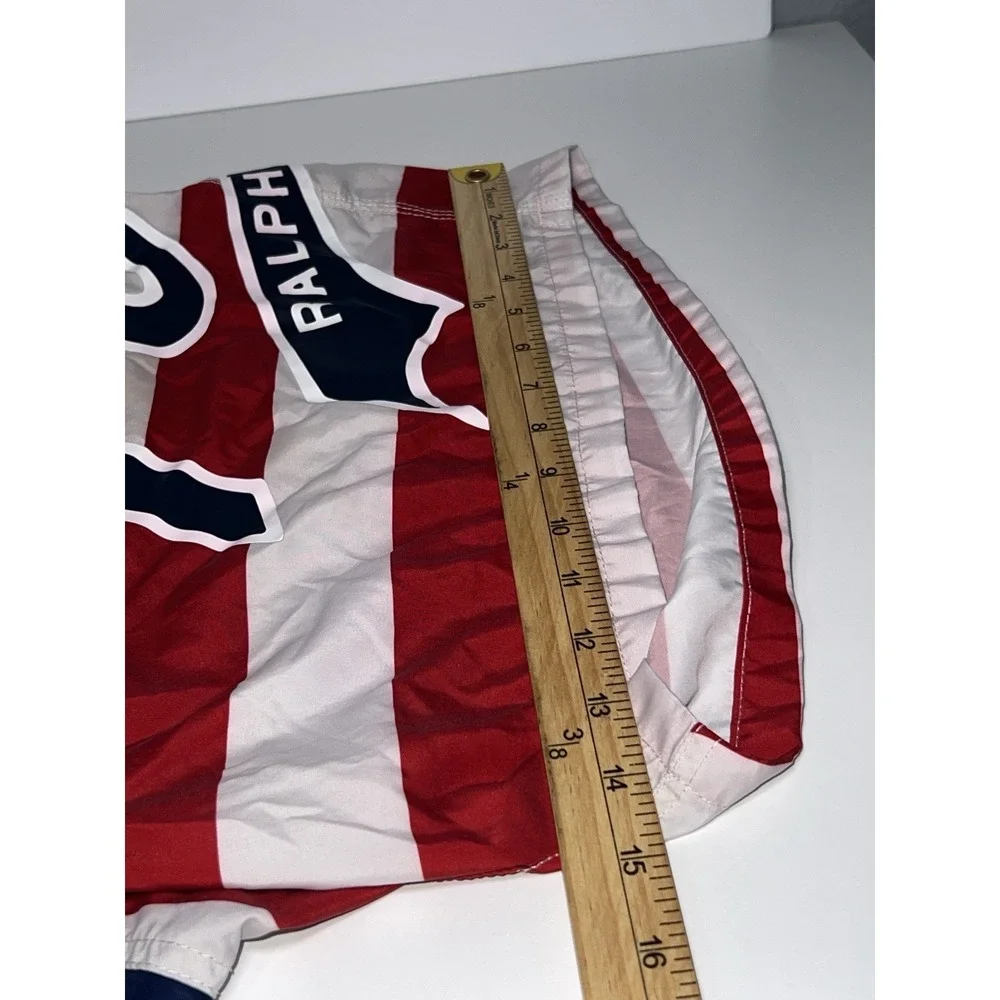 Polo Ralph Lauren Swim Trunks Mens 4XB USA American Flag Patriotic July 4th Boat